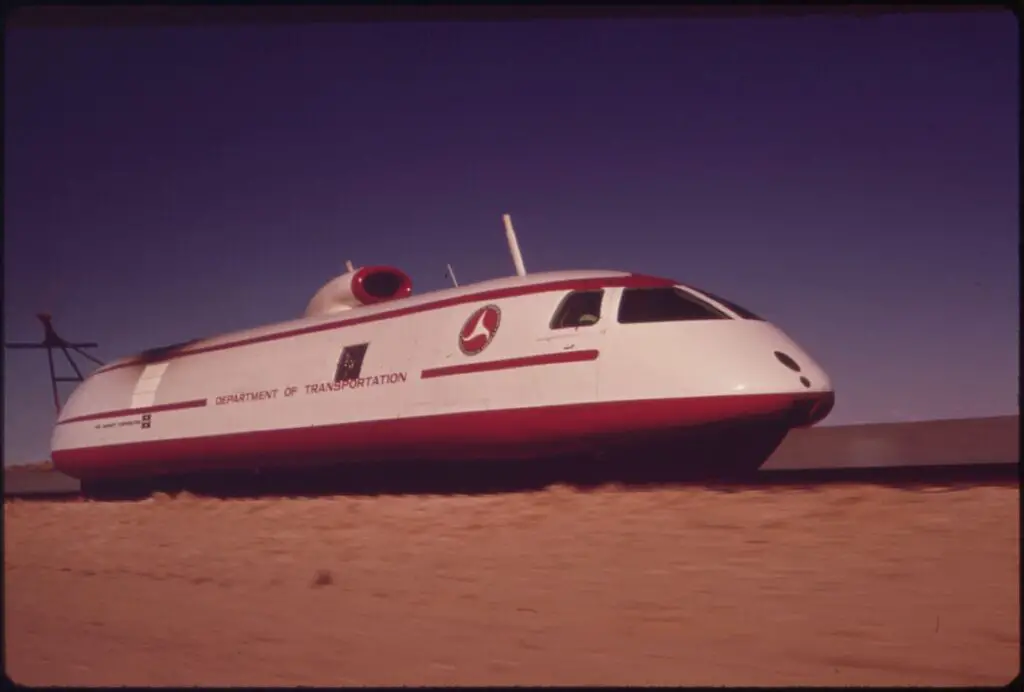 jet train in the desert