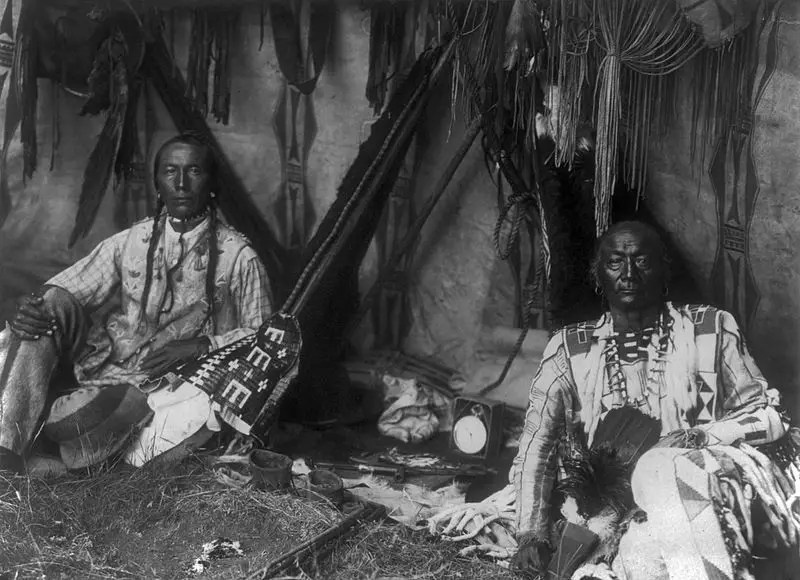 two Native American men