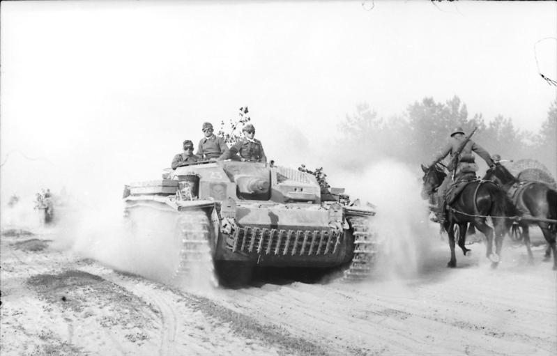 A WW2 German armoured vehicle