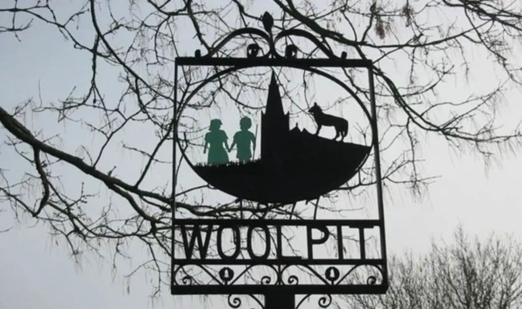 village sign of Woolpit