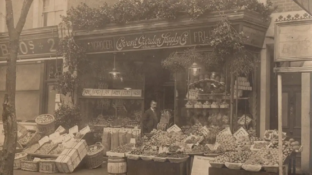 Fruit shops in Covent Garden