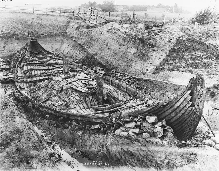 From the archaeological excavations of the Viking era Oseberg ship burial mound
